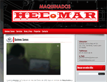 Tablet Screenshot of maquinadoshecmar.com